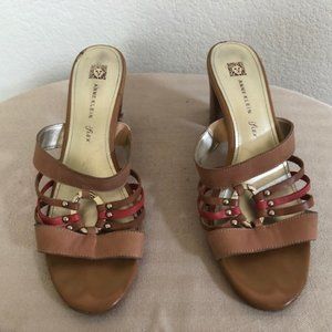 Anne Klein Strappy Wedge Sandal!